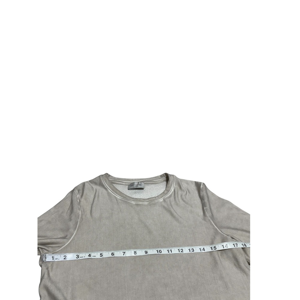 Ploumanac'h Cosmo T-Shirt Canapa Beige Long Sleeve Viscose Made in Italy Size M - Picture 4 of 7